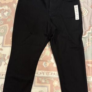 Ava & Viv Women’s Black Mid Rise Skinny Jeans Size 18W Stretch